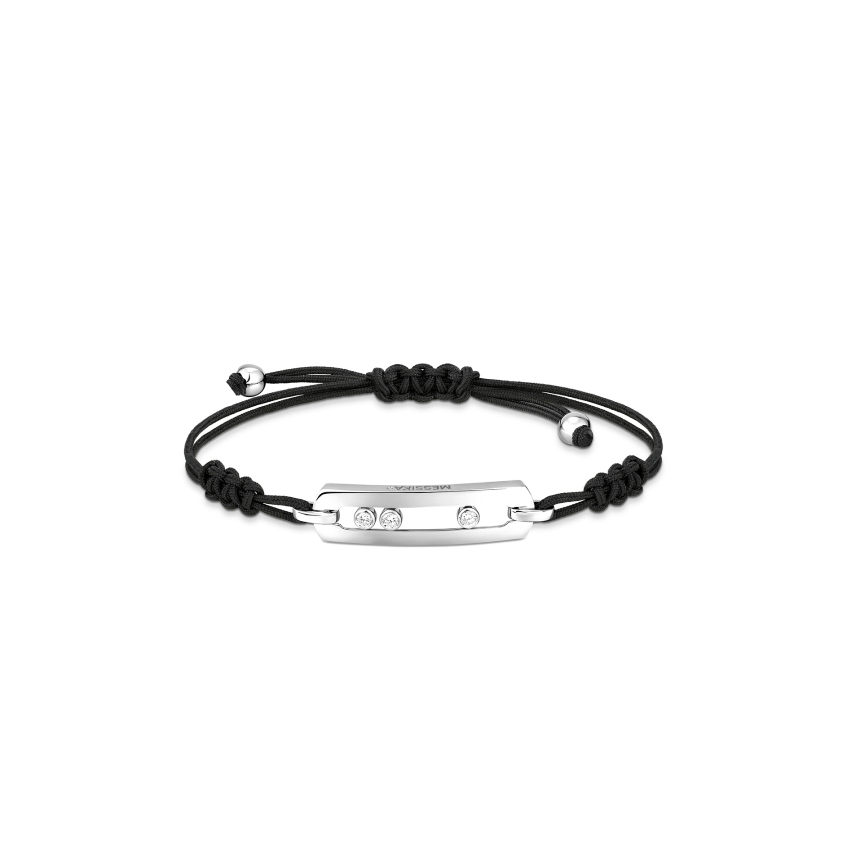 Mes1kaa move cord bracelet large white gold d1am0nd bracelet 05311-wg